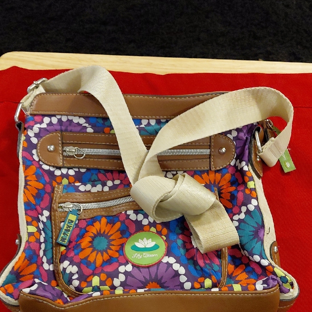 Lily Bloom Vibrant Floral Crossbody Bag